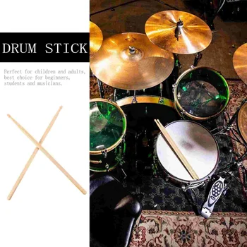 7A Барабанни пръчки, Метални барабанная колотушка, ударни инструменти, чук, дървен барабан пръчки, барабанни пръчки от орех, Метална макара чук Изображение 2