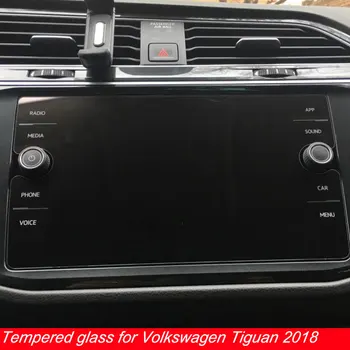 8 Инча За Volkswagen Tiguan Протектор на Екрана Автомобилен GPS Навигация LCD Дисплей Закалена Филм За Volkswagen Tiguan Atlas Аксесоари 2018