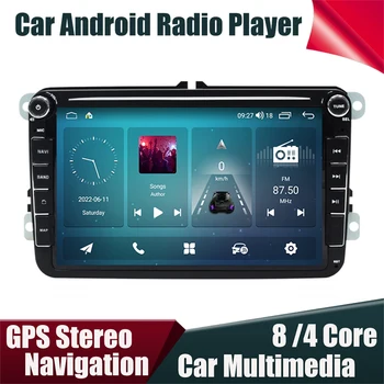 8-Инчов Автомобилен Радиоплеер Android 12 За VW Polo, Golf, Jetta, Tiguan, Touran Passat Auto DSP Carplay Мултимедийна Система за GPS Навигация