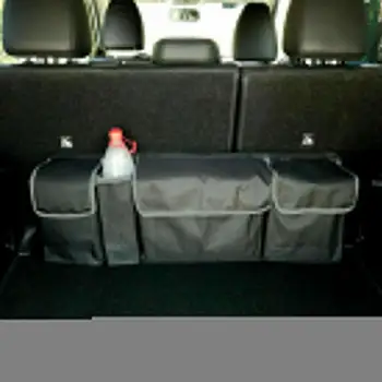 90*25 см 4 Джоба Органайзер За Багажник на Кола Оксфорд Интериорни Аксесоари Чанта За Съхранение на Задната Седалка, Чанта За Съхранение на Багажника на Колата Изображение 2