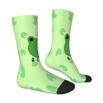 ACAB Скъпа Жаба Froggie Смешни, Интересни Чорапи-Мъжки, Дамски Есенни Чорапи от полиестер Изображение 2