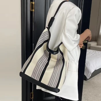 Bag-чанта с голям капацитет, висококачествена дамска чанта на едно рамо, чанта под мишниците, модерна чанта през рамо