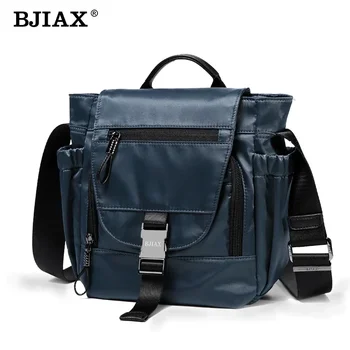 BJIAX Нова чанта през рамо от плат Оксфорд, ежедневни мъжки чанти, многофункционална голяма холщовая чанта през рамо за мъже