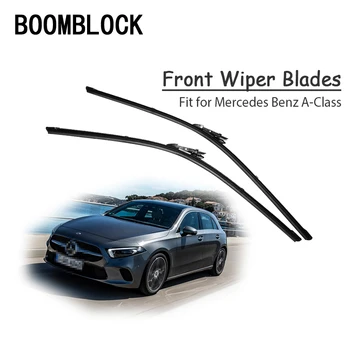 BOOMBLOCK, комплект гумени четки чистачки за предното стъкло на превозното средство от 2 теми за Mercedes Benz A Class W176 W169 W168