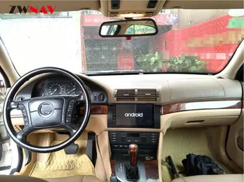 Carplay Android 10,0 Екран Автомобилен Мултимедиен DVD-Плейър, За BMW E39 1995-2003 GPS Навигация Авто Радио Аудио Стерео Главното Устройство Изображение 2