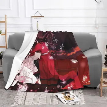 Céu bênção oficial do cobertores flanela bonito аниме 3d lgbt leve ланс cobertores para o sofá carro do quarto colcha Изображение 2