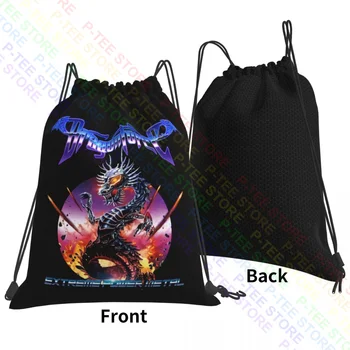 Dragonforce Extreme Power Чанти дантела прозорци с метален дракон, спортна чанта, скъпа сгъваема дългогодишна дрехи, раници Изображение 2