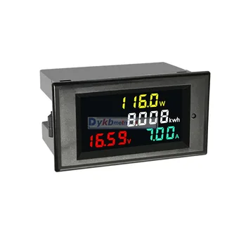 DYKB DC 7-20 В 0-100A LCD дисплей на цифров напрежение ток активна мощност, измерване на електрическа енергия шунтирующий Волтметър AMP Монитор тестер Изображение 2