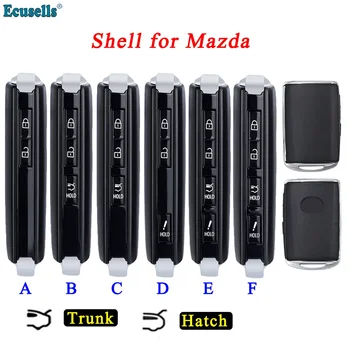 Ecusells Smart Remote Key Shell Калъф за Mazda 3 6 MX-5 MIATA CX-9 CX-3 CX-5 CX-30 Axela CX-4 CX-8 CX9 2019 2020 2021 2022 2023