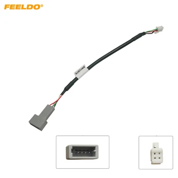 FEELDO Авто аудио вход Media Data Тел Оригинален Plug 4Pin Авто USB Адаптер За Peugeot USB Cable Adapter #HQ7050