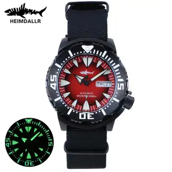 HEIMDALLR Monster Автоматични механични ръчни часовници за мъже PVD сапфирен кристал Водоустойчивост 20ATM Часовници Sharkey за гмуркане Изображение 2