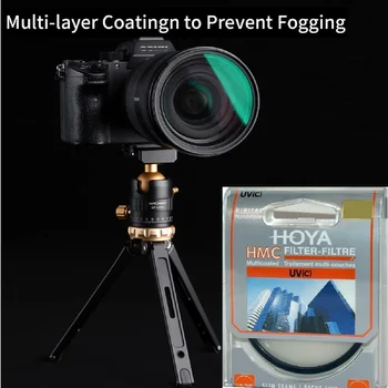 Hoya HMC UV (c) 46_49_52_55_58_62_67_72_77_82 мм, Филтър За Фина Рамка с Цифрово Многослойно Покритие за Аксесоари на Фотоапарата Защита на Обектива