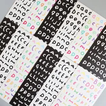 INS нова табелка с буквите красиви на външен вид САМ guka hand account sticker