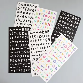INS нова табелка с буквите красиви на външен вид САМ guka hand account sticker Изображение 2