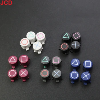 JCD 1 комплект пластмасови бутони за PS4 ABXY Бутона Кръг, Квадрат, Триъгълник ABXY Бутон Сервизна подробности за контролера на PS4 Slim Pro Изображение 2