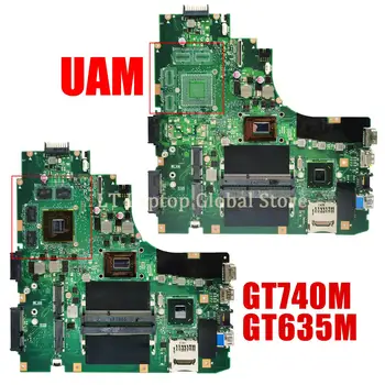 K46CM дънна Платка За ASUS K46C E46C S46C A46C P46C K46CB K46CA S405C дънна Платка на Лаптоп I3 I5 I7 Процесор от 3-то поколение UMA/GT740M/GT635M Изображение 2