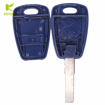 KEYECU 1 бутон за смяна на корпуса дистанционно ключ за Fiat Punto Doblo Bravo SIP22 Blade, без предавател Изображение 2