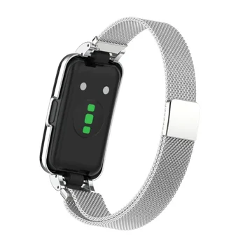 Milanese Magnetic correa Mi Watch Lite 2 метални магнитна линия correa за 2 часа, гривна + калъф Изображение 2