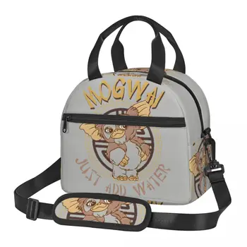 Mogwai Just Add Water Голяма Изолирано чанта за обяд с регулируем пагон Gremlins Movie Thermal Cooler Обяд Бокс