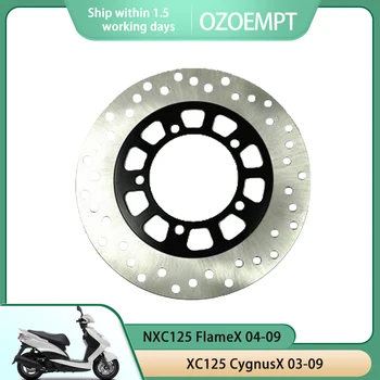 OZOEMPT Преден спирачен диск / плоча мотоциклет се Прилага към NXC125 FlameX 04-09 XC125 CygnusX 03-09