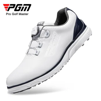 PGM Мъжки обувки За голф, Ремък С дръжка, Нескользящие Водоустойчив Мъжки Спортни обувки, Маратонки XZ261 Изображение 2