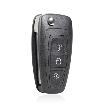 QWMEND 433 Mhz Флип Авто Дистанционно Ключ За Ford C-Max и S-Max, Focus MK3 Grand Mondeo 2010-2018 2/3 От Бутона Умен Автомобилен Ключ 5WK49986 Изображение 2
