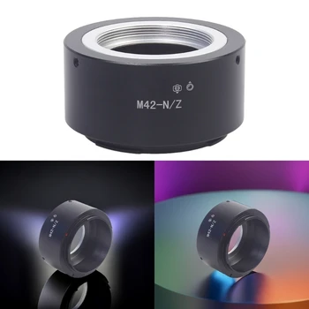 QX2B M42-NZ Монтиране на Метална обектив, Преходни пръстен, Замяна за камера Z5 Z7 Z50 Изображение 2