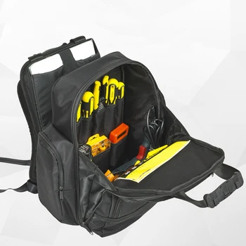 SB144 Преносима износостойкая чанта за инструменти, холщовая многофункционална чанта за ремонт, дебели голяма раница за компютърни инструменти