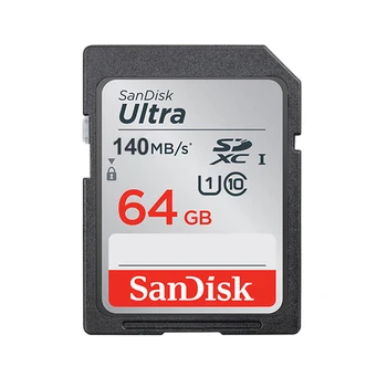 SD карта SanDisk Ultra /Extreme /Extreme PRO 32GB 64GB 128GB 256GB Carte SDXC SD Class10 C10 U3 V30 4K UHD За SD-карта Камери Изображение 2