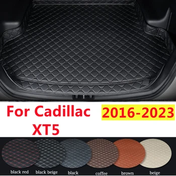 SJ High Side Custom Fit За Cadillac XT5 2016-21-22-2023 всички сезони Непромокаема Подложка За Багажник на Автомобил, Покриване на Задното Товарно Подложка, Килим