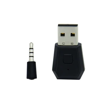 USB Bluetooth адаптер-съвместим предавател 4.0 за PS4 Playstation Bluetooth слушалки Приемник Ключ за слушалки Изображение 2