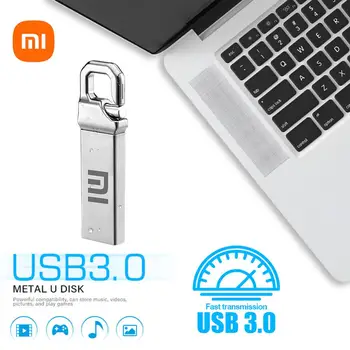 Xiaomi Pendrive 2 TB 1tb USB 3.0 Флаш памет Memory Stick, USB Flash Drive 128 GB флаш памет USB Disk Memoria USB за лаптоп Изчислява Изображение 2