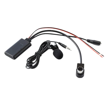 Автомобилен Bluetooth, AUX Адаптер за Безжична Аудио Телефонно Обаждане Микрофон Високоговорител за Alpine KCA-121B AI-NET CDA-9857 CDA-9886