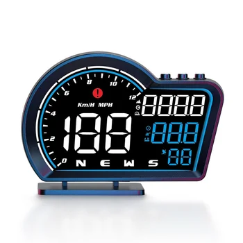 Автомобилен GPS-дисплей G16, HUD, скоростомер, километраж, цифров часовник