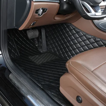Автомобилен тампон за Chrysler 300c 2012 2013 2014 2015 2016, луксозен непромокаема подложка за крака с диаманти, женски аксесоар за интериора на колата