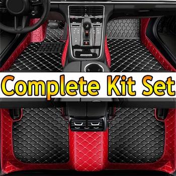 Автомобилни стелки за FORD Ranger 2019 Kit set Водоустойчив, килим, Луксозна Кожена подложка Пълен комплект автомобилни аксесоари