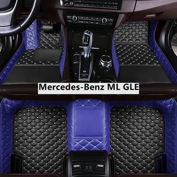 Автомобилни Стелки За Mercedes-Benz ML GLE W164 W166 V167 W167 ML250-350-500 GLE350-300 Auto Foot Coche Аксесоари Килим Изображение 2