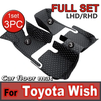 Автомобилни стелки за Toyota Wish 2010-2021 2011 2012 2013 2014 Потребителски автоматично накладки за краката Автомобилни килими и аксесоари за интериора