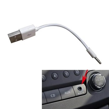 Адаптер AUX към USB 5 мм включете към USB штекерному AUX кабел конвертор Адаптер за MP3 MP4 плейъри, видео Директен доставка Изображение 2