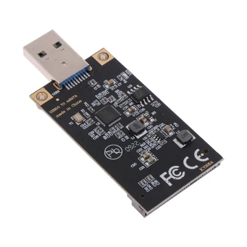 Адаптер SSD mSATA към USB, Mini се Използва като преносим външен твърд конвертор с дебелина 50 мм