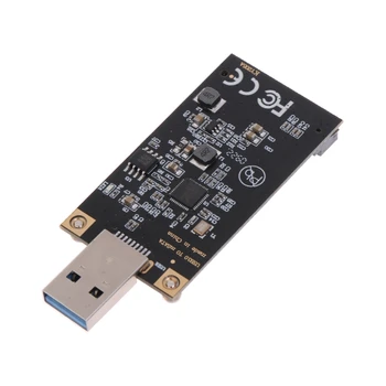 Адаптер SSD mSATA към USB, Mini се Използва като преносим външен твърд конвертор с дебелина 50 мм Изображение 2