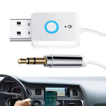 Адаптер, Автомобилни съединители, Преносим Универсален безжичен автомобилен приемник и предавател, Удобен, Стабилен USB адаптер Plug And Play