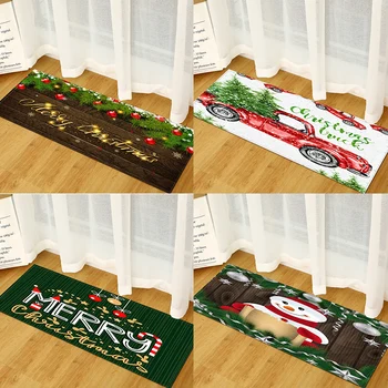 Адаптивни Коледен килим с Кухненски Подложка за спални, Входна врата, Коридор, Балкон, Нескользящий пол, дълги татами 