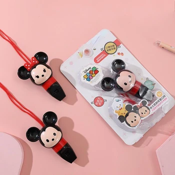 Анимационни периферни устройства Disney с Мики и Мини маус, сладък детски специална свирка, нетоксичная играчка-свирка, креативна парти в детската градина
