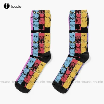 Аниме Akame ga Убие! Чорапи мъжки спортни чорапи Персонализирани Потребителски Унисекс Възрастни Юношески Младежки Чорапи Коледен подарък HD телевизор ВИСОКО КАЧЕСТВО