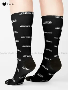 Бестселър - Taika Waititi Merchandise Чорапи, Спортни Чорапи За Мъже Персонализирани Потребителски Унисекс Възрастни Юношески Младежки Чорапи За Поръчка На Подарък Изображение 2