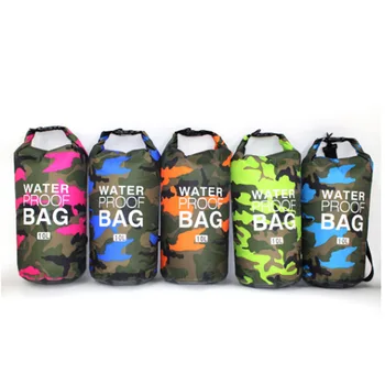Водоустойчива чанта за плаващи в камуфлаж, PVC, bag-чанта на едно рамо, лесно сгъваема чанта за съхранение за гмуркане на открито