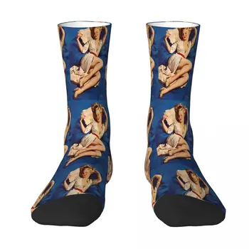 Гил Elvgren Чорапи Pin Up Хубаво Мъжки Дамски чорапи от полиестер, адаптивни забавни