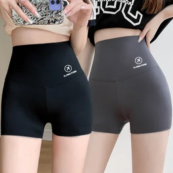 Дамски безшевни панталони за отслабване на корема, дамски ластични шорти за корема с висока талия Изображение 2