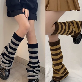 Дамски възли зимни гамаши Свободно намаляване на Дамски чорапогащи до коляното, Гамаши, топли ботуши, Панковские черни стръмни възли дълги чорапи